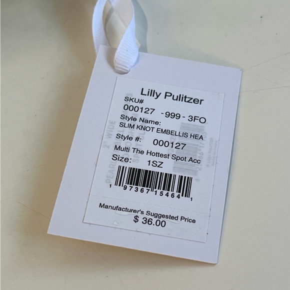 LILLY PULITZER “The Hottest Spot” belt bag & headband NWT, plus gift box & bag - Picture 9 of 9